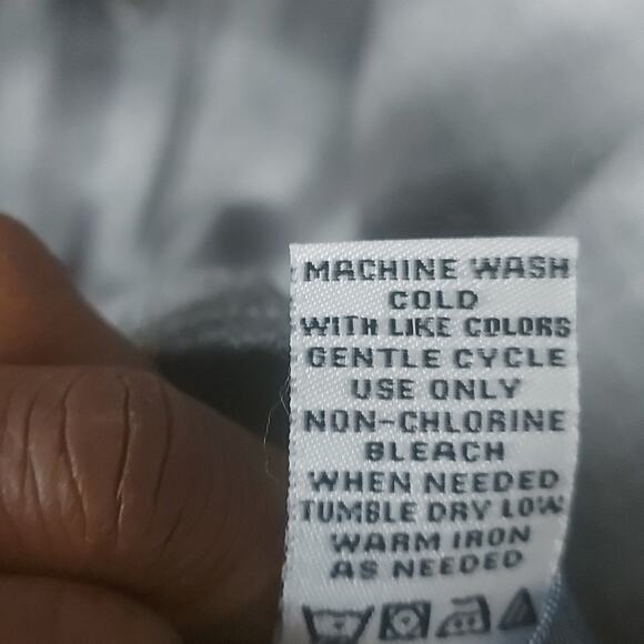 Thread & Cloth Gray Plaid Long Sleeve Button Down L Western Cabincore Fisherman - Picture 9 of 10